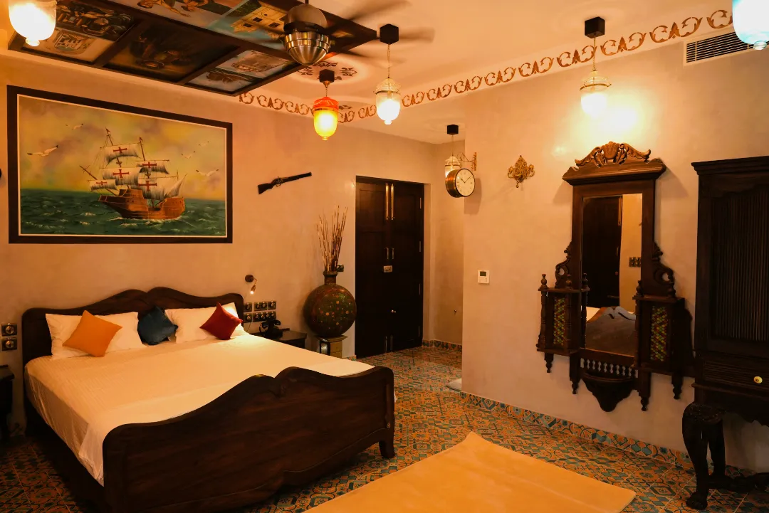 Portuguese-themed bedroom
