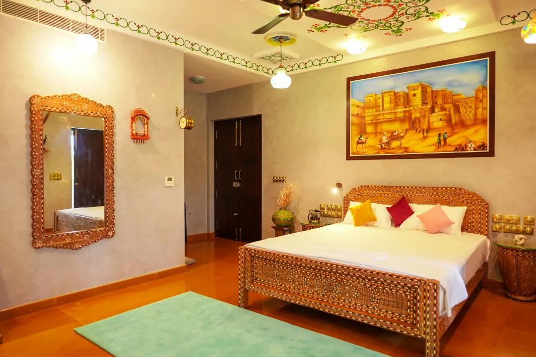 Rajasthan-themed bedroom